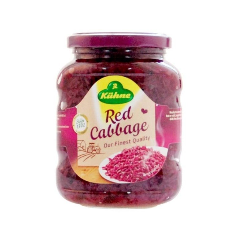 

Kuhne Red Cabbage Finest Quality Saurkraut Acar Sayur Kol Merah