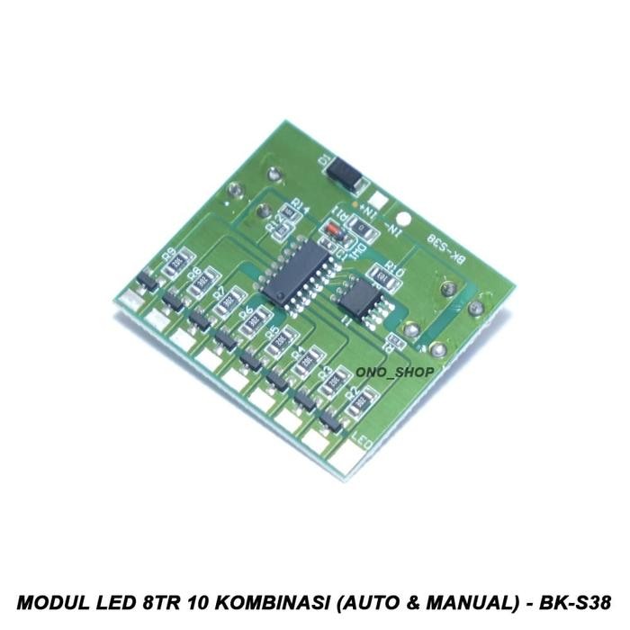 MODUL LED 8TR 10 KOMBINASI (AUTO & MANUAL) - BK-S38
