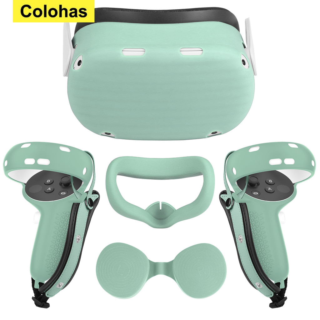For Oculus Quest 2 VR Protective Cover Touch Controller VR Headset Controller Strap Grip for Oculus 