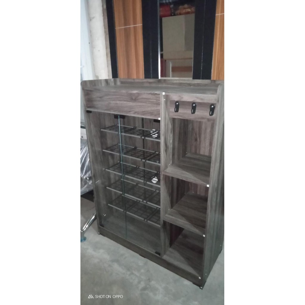 BEST SELLER LEMARI SEPATU KACA 5 SUSUN DAN RAK HELM ACTIV SPIN LS 90 TERMURAH