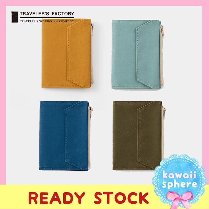 

Travelers Notebook Passport Size Papercloth Zipper Paper Cloth Insert Ready Stock