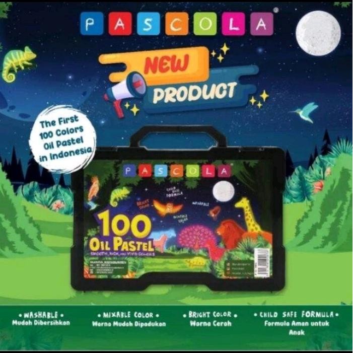 

Crayon Pascola 100 warna/Oil pastel 100 warna