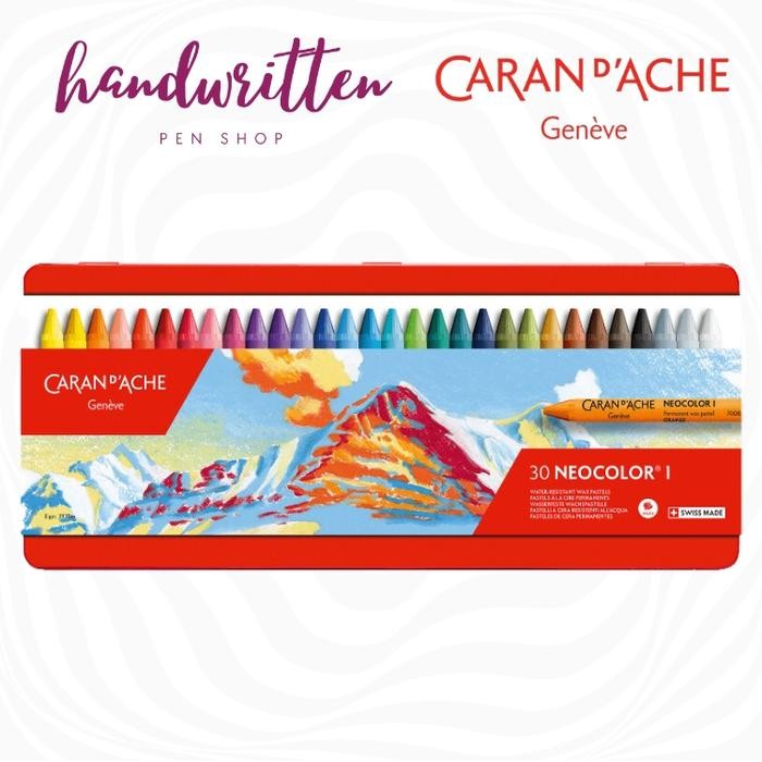 

CARAN DACHE Neocolor Box Of 30 Colors Crayon / Pensil Warna Caran d'Ache Neo Color