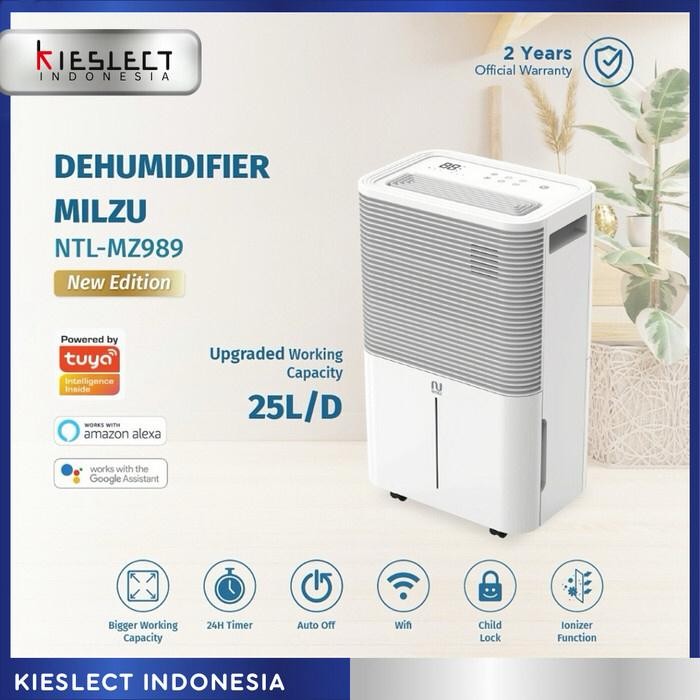 le Milzu Smart Dehumidifier 20L/hari with Wifi Better Deerma DT16C