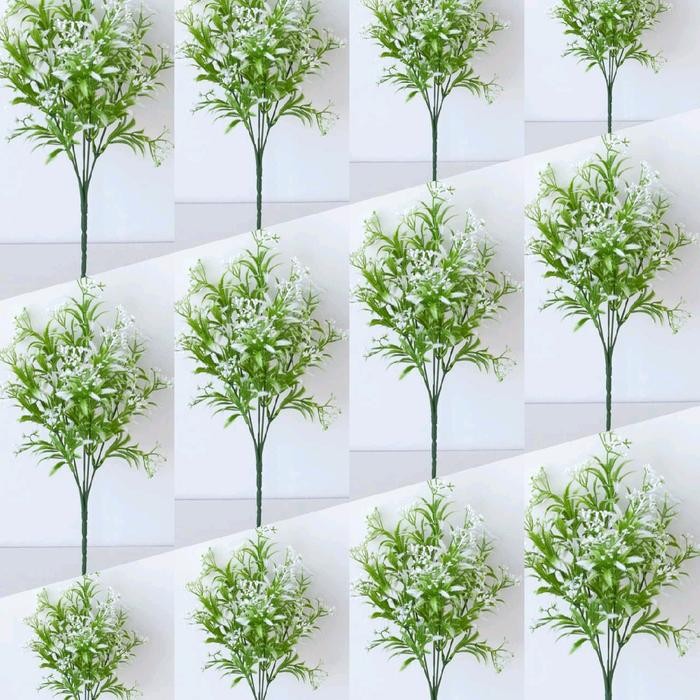 Grosir Bunga Jakarta 12pcs Daun Menik Nanas Cabang 5 Harga Lusinan Tanaman Hias Plastik Dekorasi