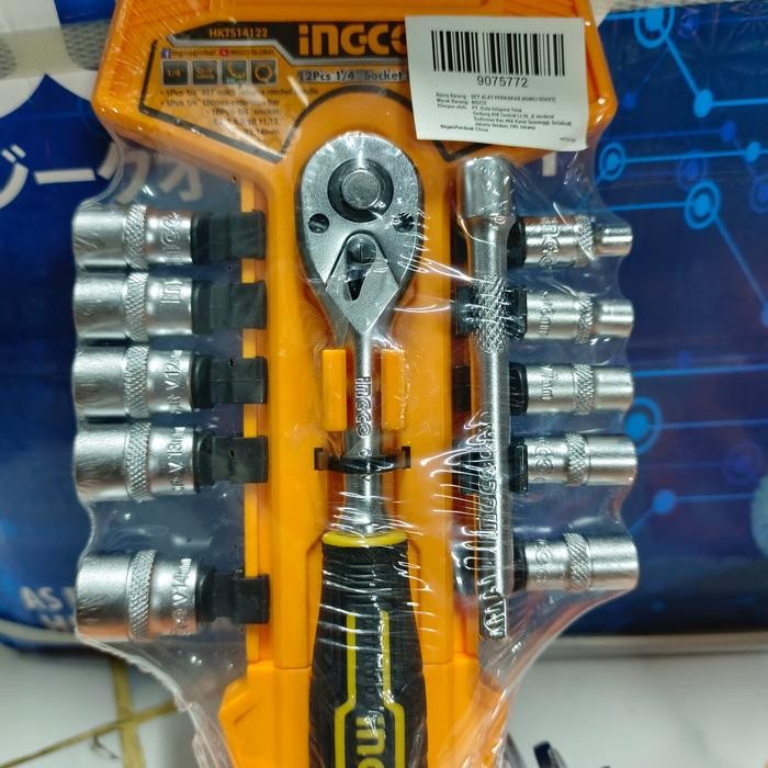 ingco kunci sok sock socket set " 5-14 hkts 14122