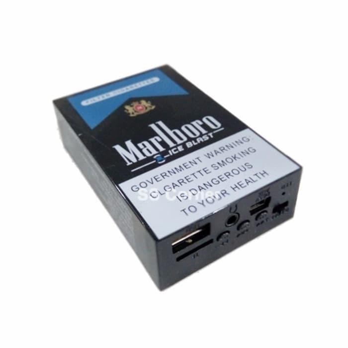 [Expert] Mini Speaker Kotak Rokok Support MP3 dan Radio - Portable Music Player