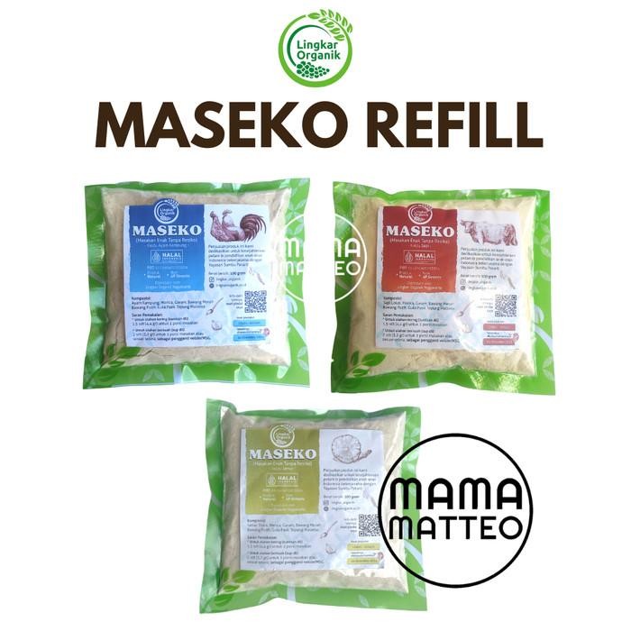 

(Allthebest) LINGKAR ORGANIK Maseko Kaldu Sehat Non MSG Kemasan Refill & Botol