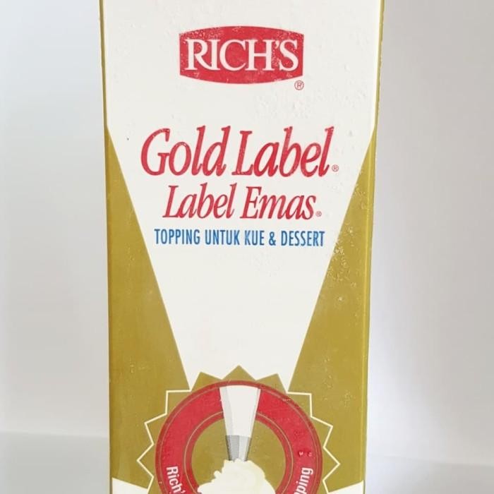 

(Allthebest) Rich's Gold Label 907gr Whipping Cream Cair Non-Dairy