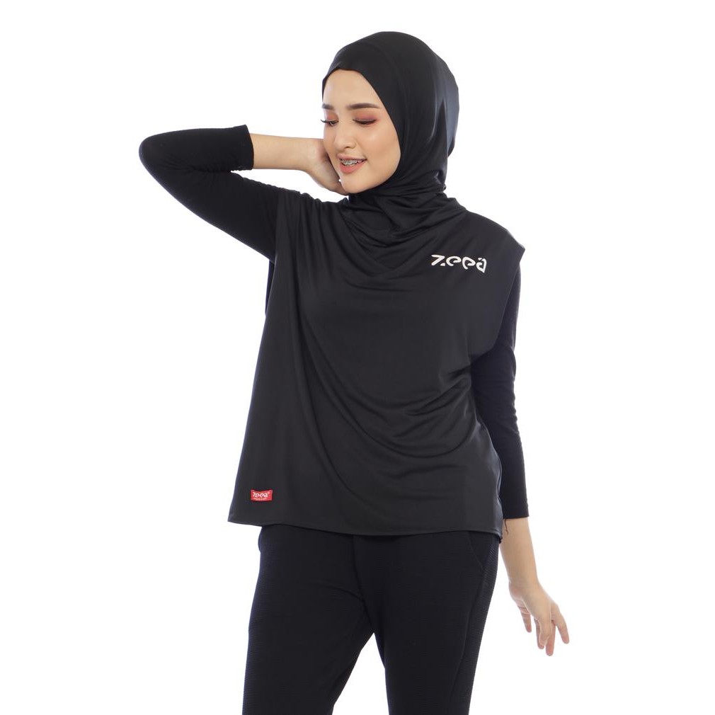 HIJAB SPORT PANJANG KERUDUNG SPORTY HAYFA P DAGLI JILBAB SPORT