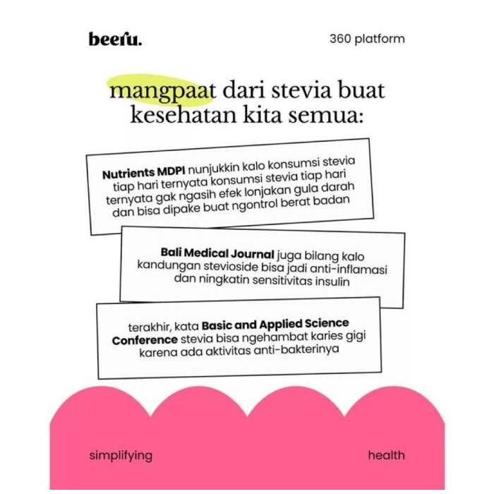 

(Allthebest) Beeru sweetener 15ml - gula stevia cair dari daun stefia diet diabetes