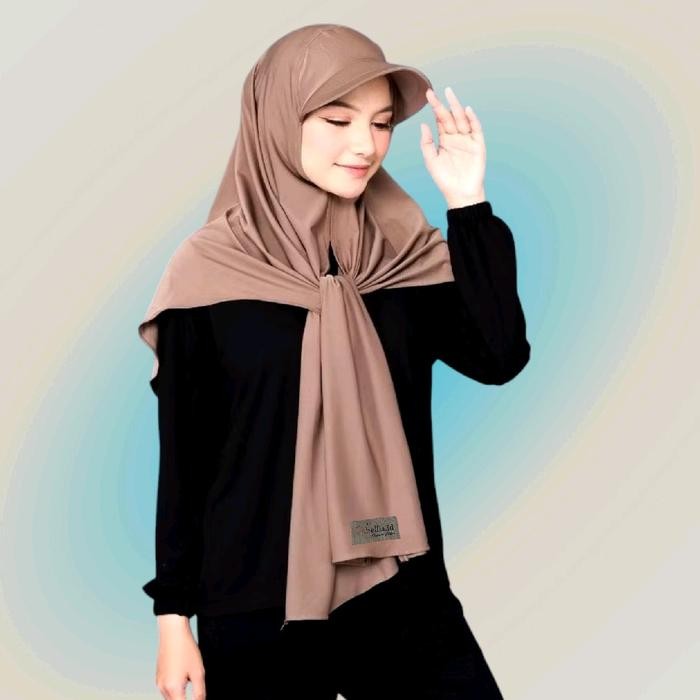 PASHMINA INSTAN TOPI SPORTY HIJAB TOPI INSTAN PASHMINA Cantik Cantik Pad Muslim Kerudung