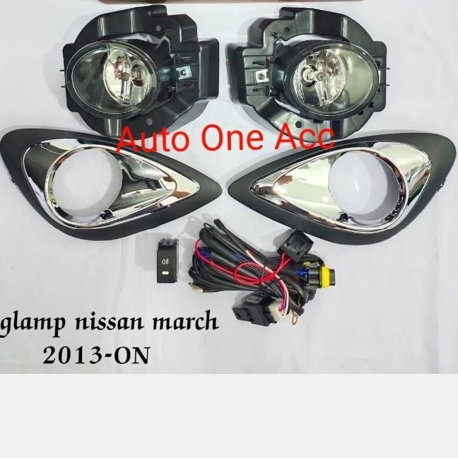 Foglamp Lampu Kabut Nissan March 2013 - 2016