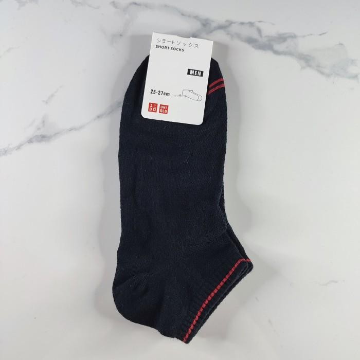 (Expert) Kaos Kaki Ankle Uniqlo Pria Polos dan Motif Anti Bacterial
