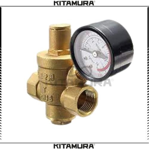 PRV 1/2" Pressure Reducing Valve Kuningan / Brass Drat 1/2" inch DN15