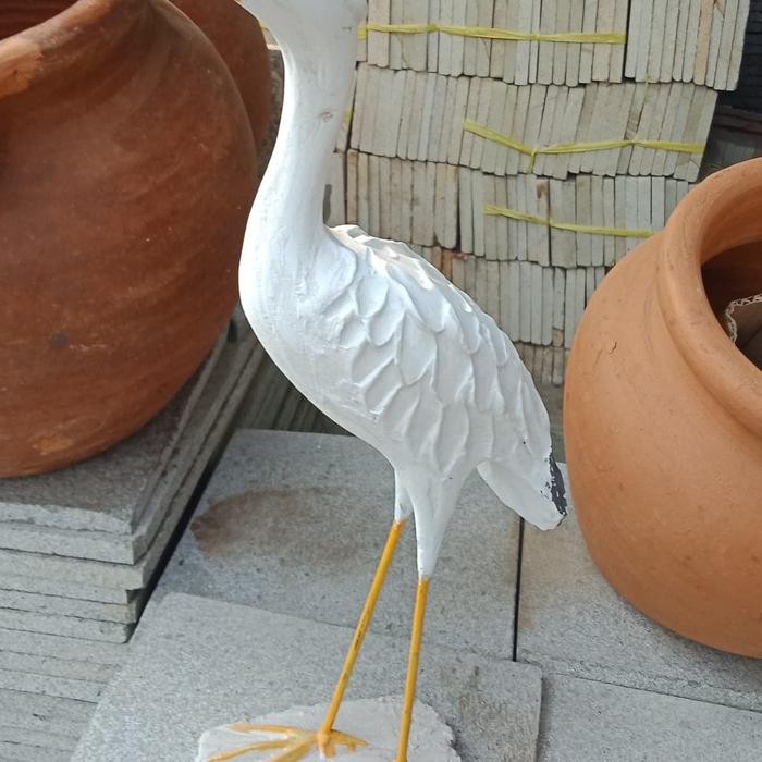 Jual [READY] Hiasan Taman Patung Burung Bangau