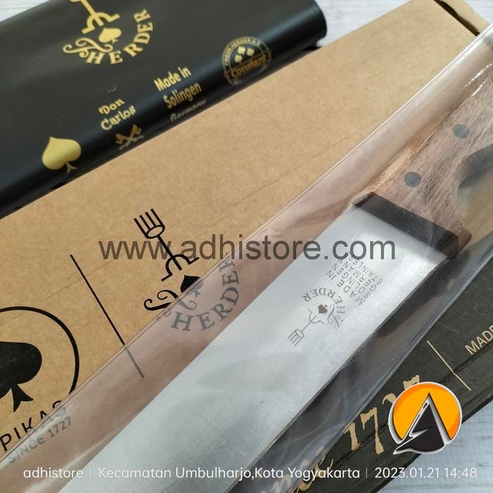 Pisau butcher F. herder cap garpu original solingen germany 0388-26 cm