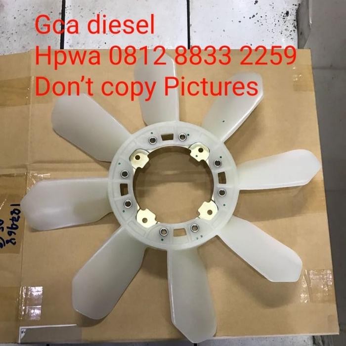 Kipas Radiator Dmax 4Jh 4Jh1 4Jg Asli Kode 019