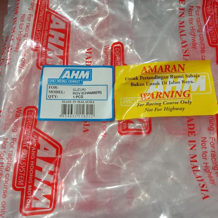 knalpot ahm satria 2tak original malaysia