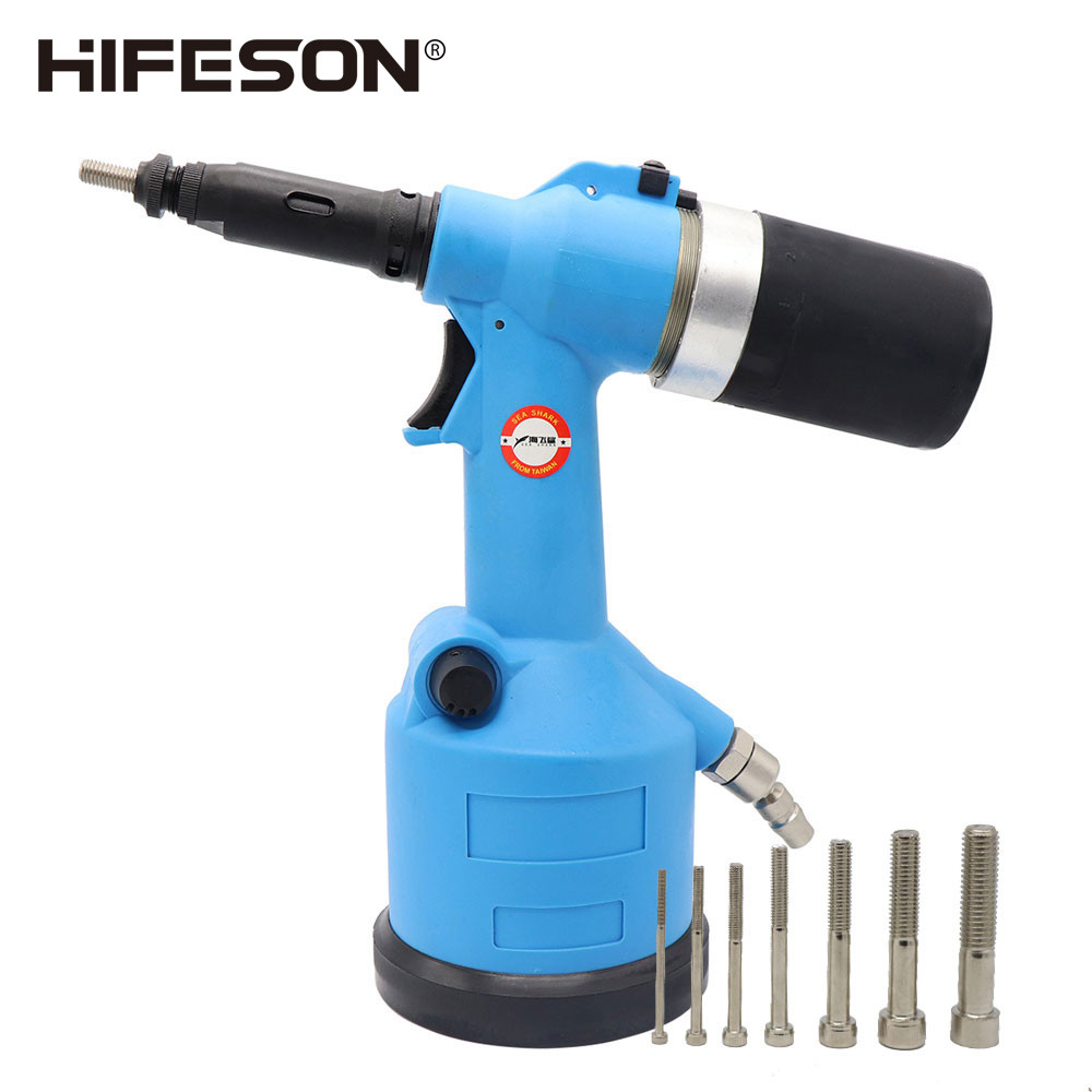 HIFESON Pneumatic Air Rivet Nut Gun Automatic Blind Riveter Gun Industrial Hydraulic Professional De