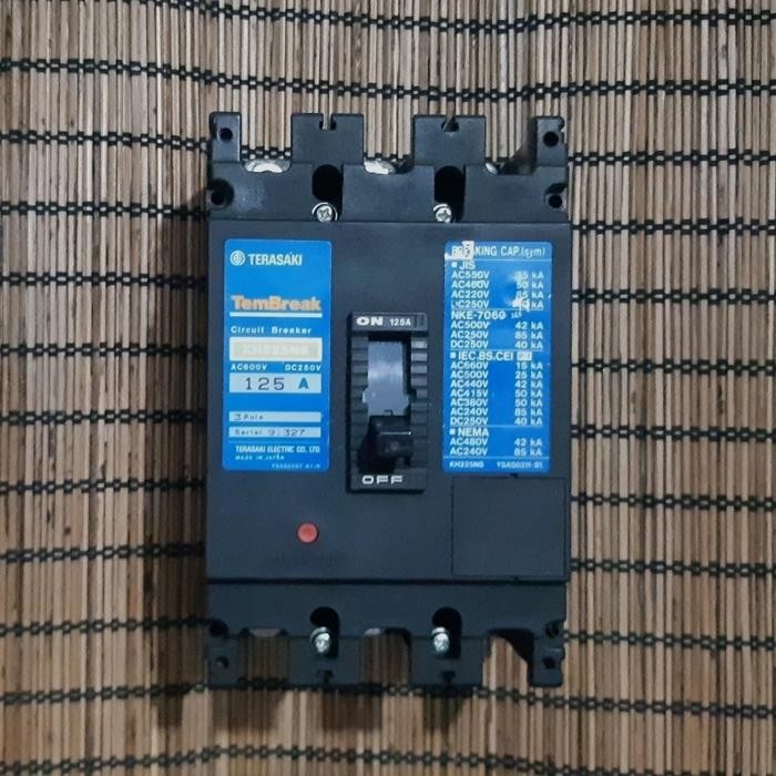 Terbatas Mccb Terasaki Xh225Ns 3 Phase 125 Ampere