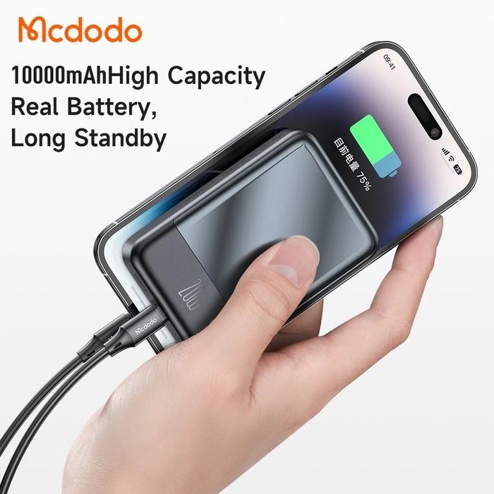 Mcdodo Powerbank Magsafe For Iphone 11 12 13 14 15 Wireless Fast Charging 15W 10000Mah