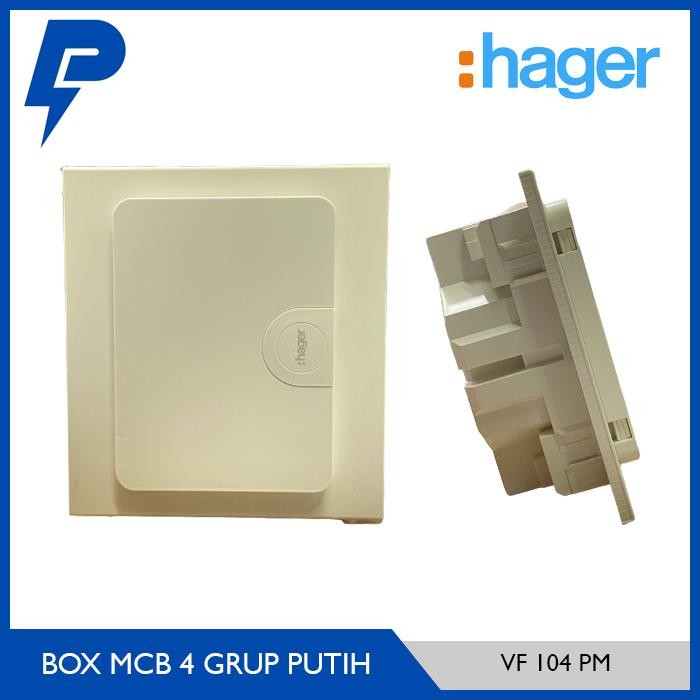 Promo Hager Box Mcb 4 Group Vf104Pm