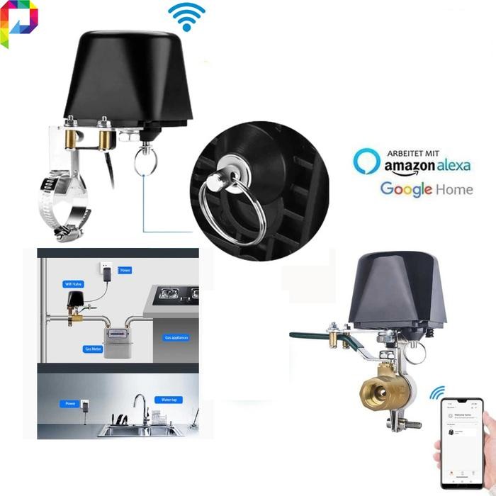 Alat Pengatur Keran Kran Irigasi Tetes Hidroponik Timer Internet Wifi