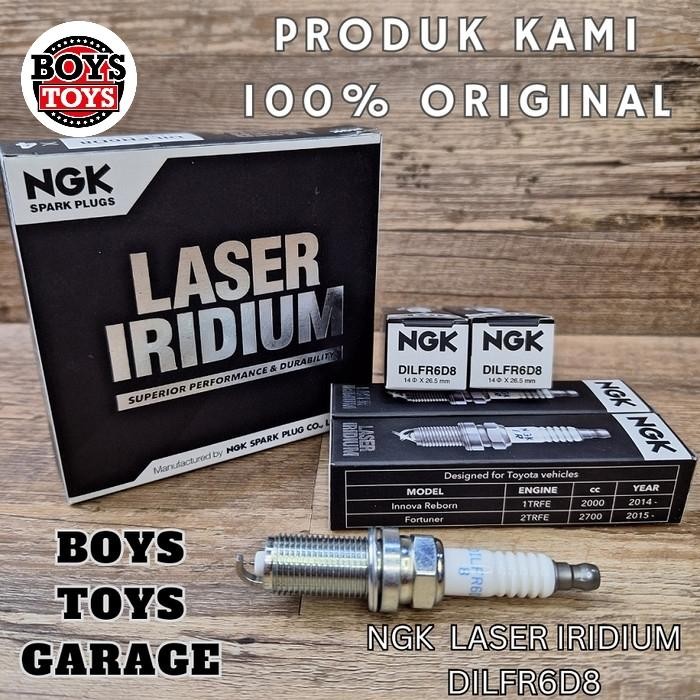 Busi NGK Laser Iridium DILFR6D8 Toyota Innova Reborn 2.0 2016 - 2022