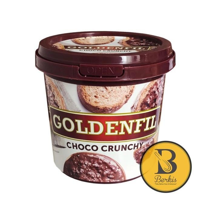 

(Expert) Goldenfil Choco Crunchy Maltine 1 Kg /Selai Olesan Cokelat Krispi Malt