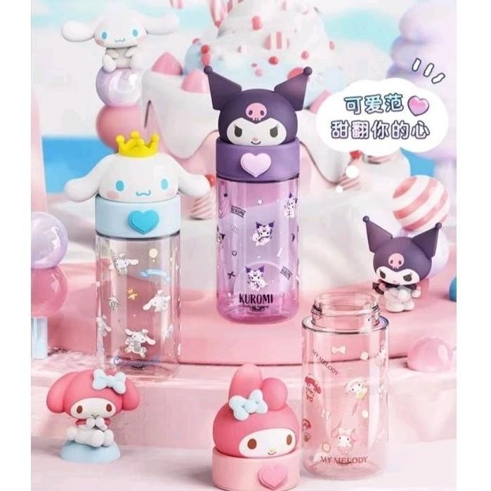 

(Expert) Botol Minum Anak Dual 2IN1 Karakter Melody Sanrio Cinamonroll Kuromi