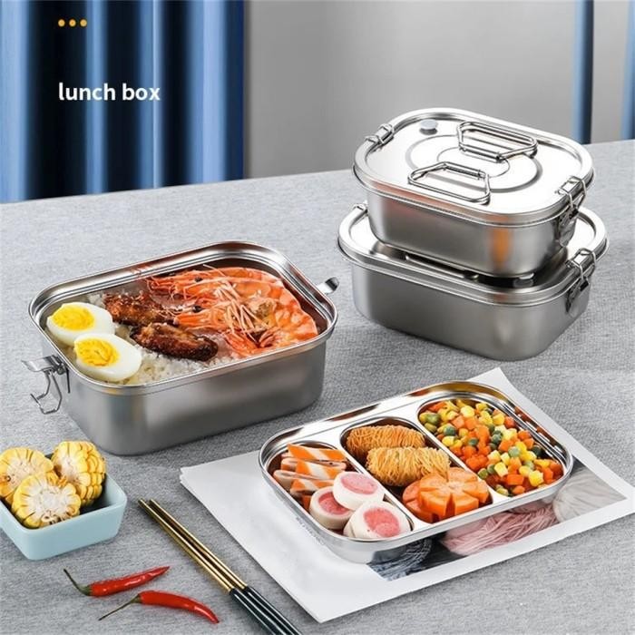 

(Expert) Kotak Makan Bento Lunch Box Stainless Steel