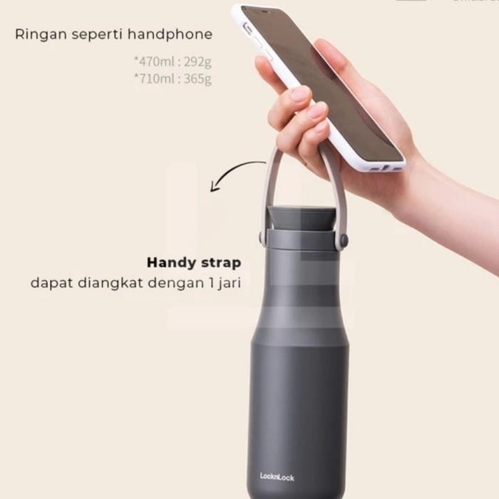 

(Expert) LocknLock Metro Double Tumbler 710ml - Grey (LHC4203GRY)