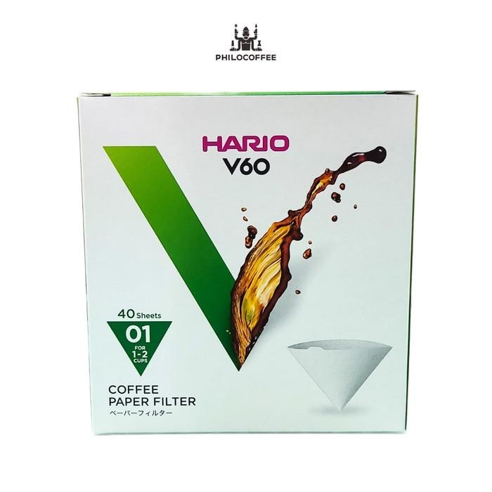 

(Expert) Hario V60 Paper Filter White VCF-01-40W Saringan Kopi Kertas Saring
