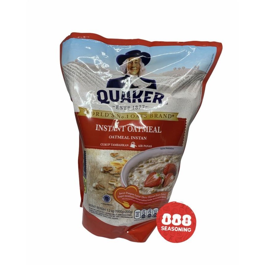 

(Allthebest) QUACKER INSTANT OATMEAL 1,2Kg