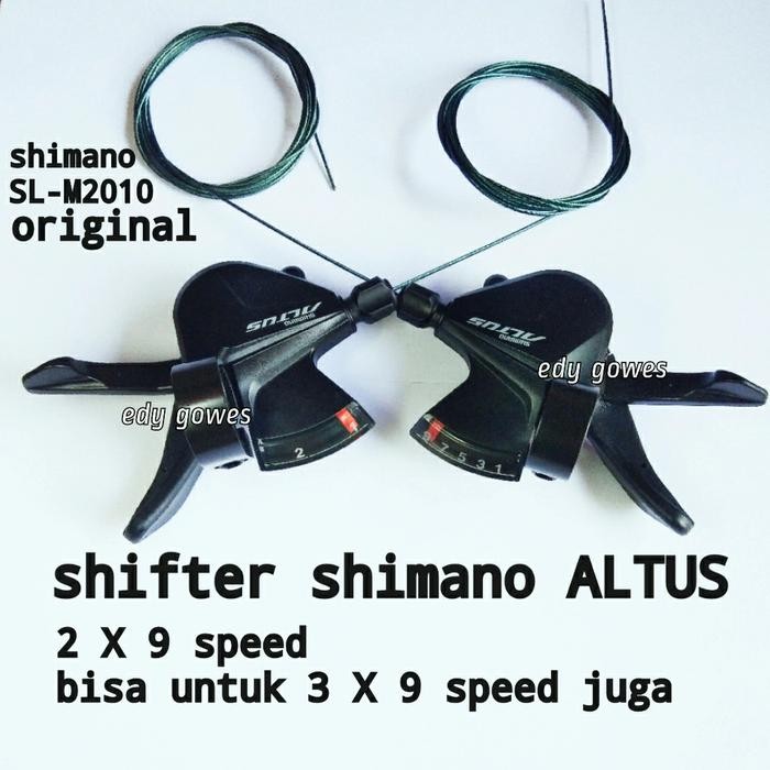 SHIFTER SHIMANO ALTUS 2 X 9SPEED ORIGINAL SHIFTER SHIMANO ALTUS 3 X 9