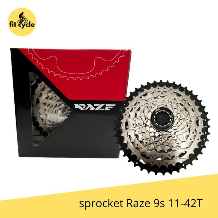 SPROCKET RAZE 9 SPEED 11-42T CASSETE SPROCKET SEPEDA 9S