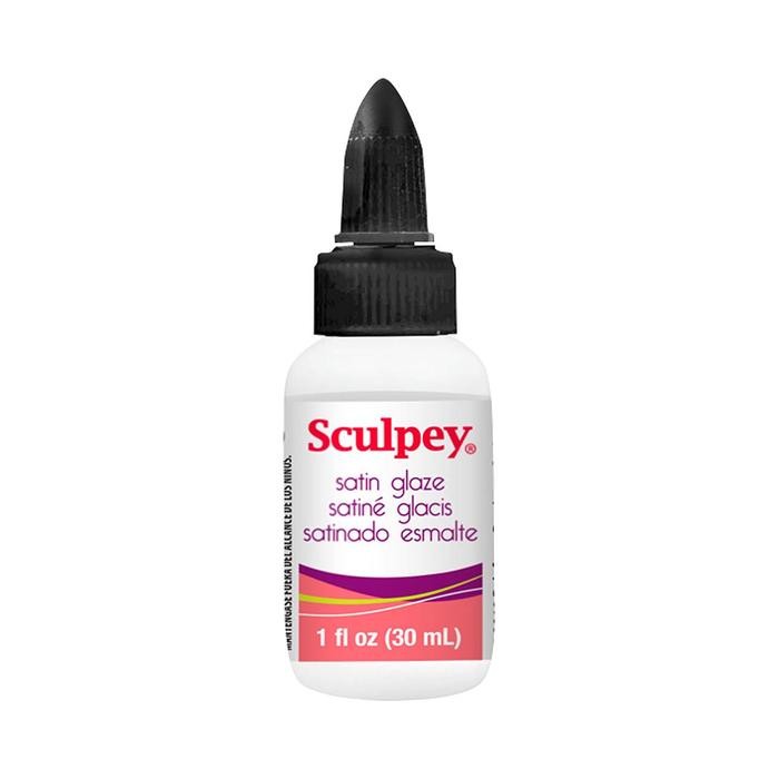 

SCULPEY SATIN GLAZE 30 ML FINISHER FOR OVEN-BAKE POLYMER CLAY