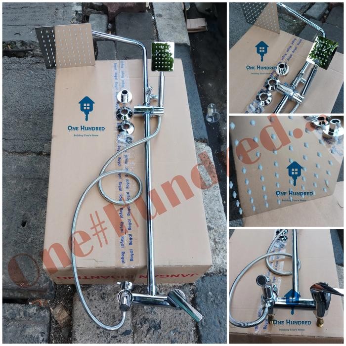 Bagus Shower Tiang Mandi Panas Dingin Set