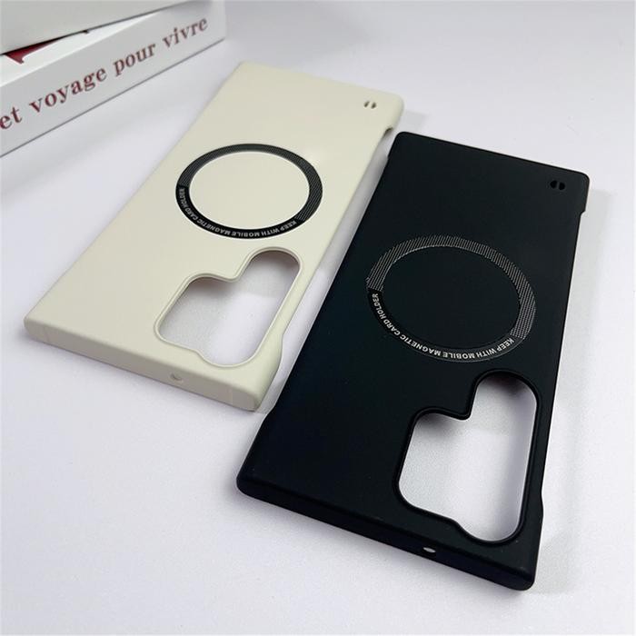 Luxury Ultra Thin Frameless Magnetic For Magsafe Case For Samsung S25 S24 S23 Ultra S22 Plus S21 S20