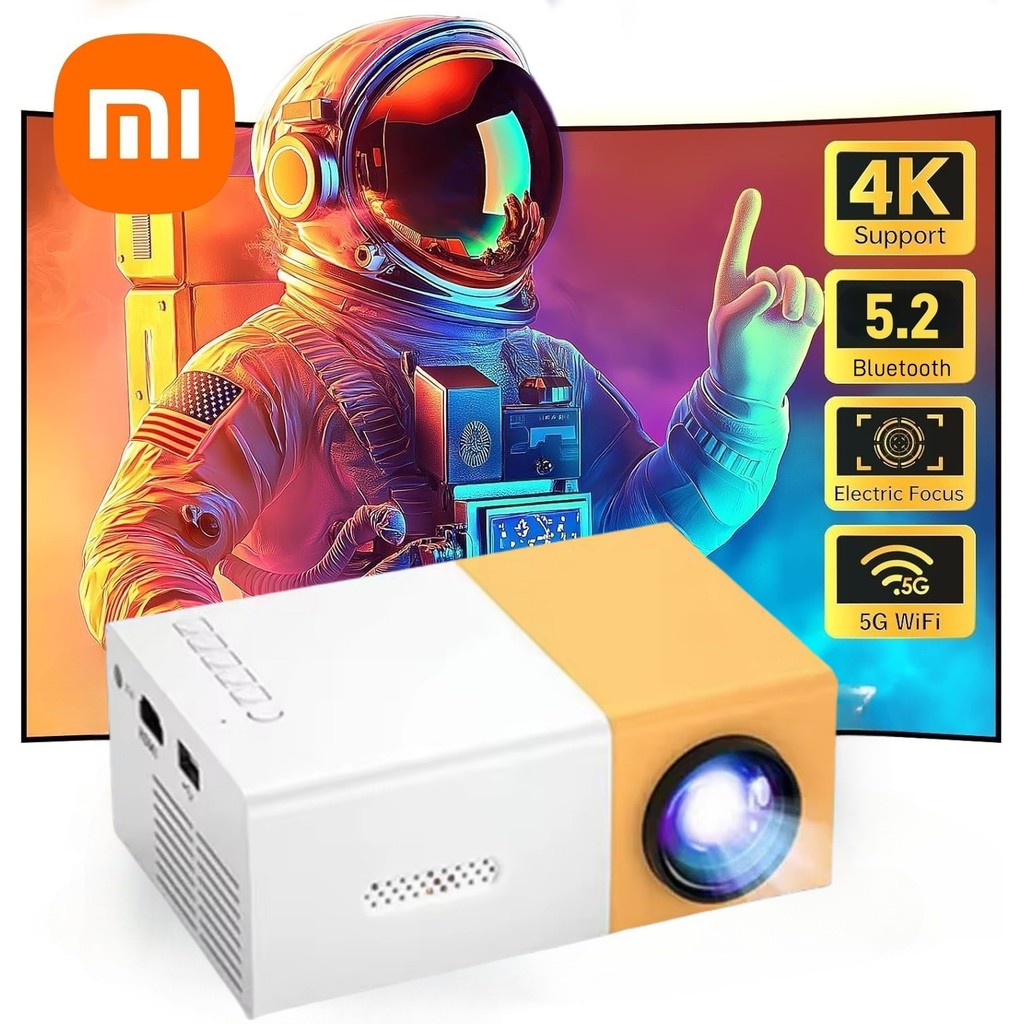 Xiaomi Mini 4K Projector Movie Projector Indoor Entertainment Children's Projector Compatible with