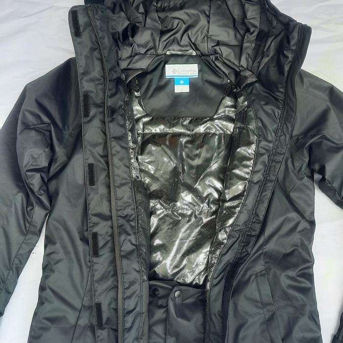 Terbaru Columbia Women'S Alpine Action Omni Heat Black Jaket Winter Hiking Trekking Traveling