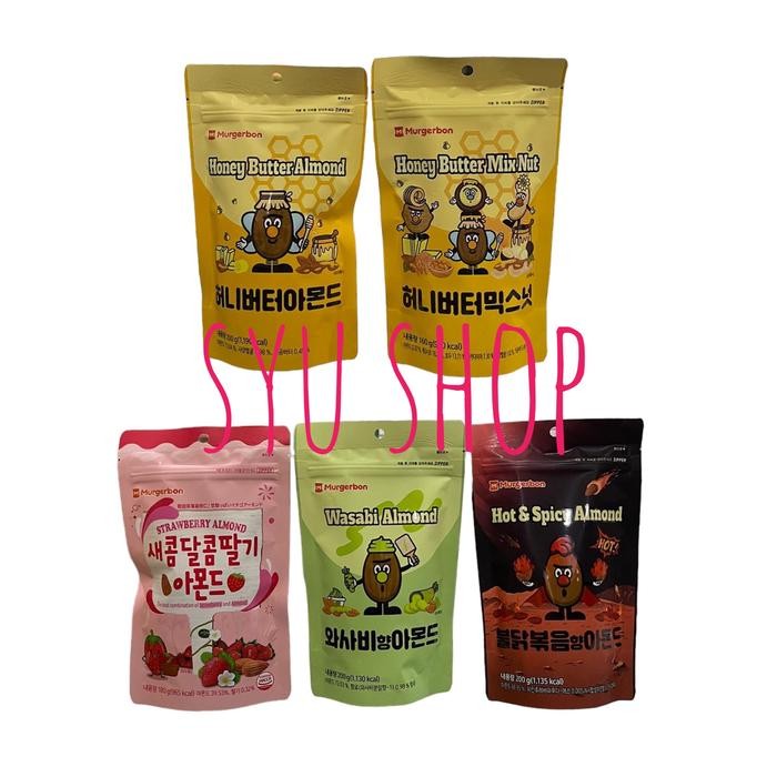 

Murgerbon Korean Honey Butter Almond 200 Gr Almond Panggang Madu Korea