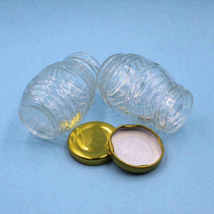 (Expert) JKMDU100 jar kaca madu 100ml / tempat madu/toples kaca madu/botol madu