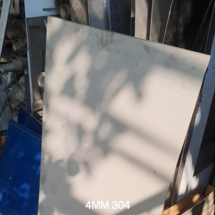 

(Expert) Plat stainless steel 4mm, SUS 304 Tebal 0.4cm bisa CUSTOM stenlis
