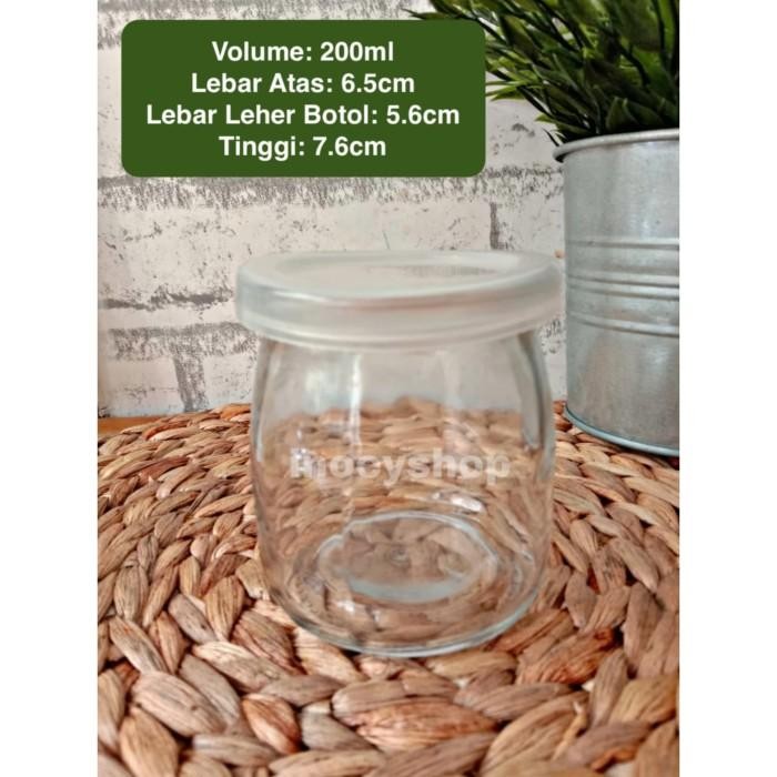 (Expert) JAR PUDING 200ML DENGAN BUBBLE