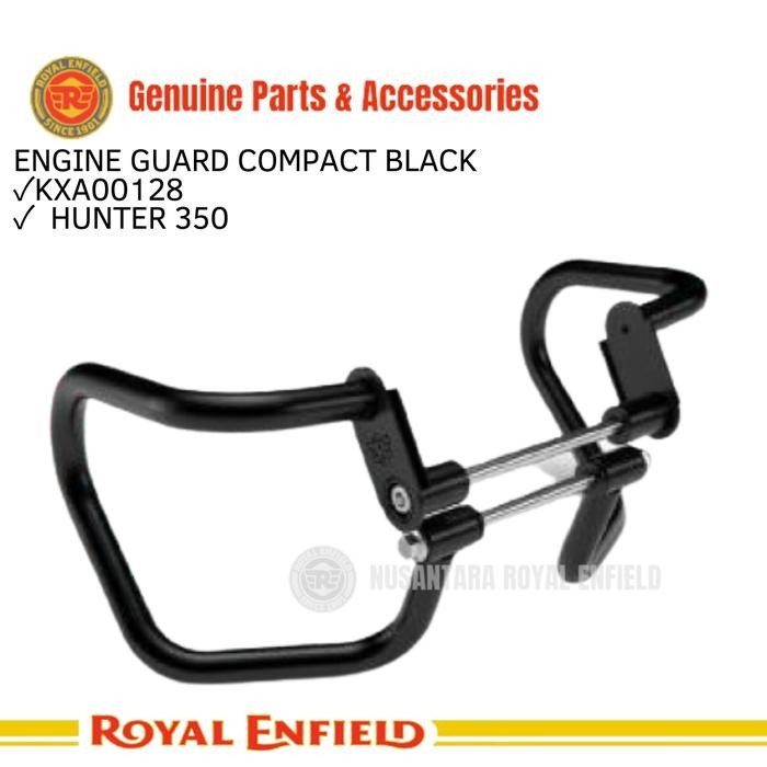 ORIGINAL ACCESSORIES ROYAL ENFIELD ENGINE GUARD COMPACT BLACK - HUNTER