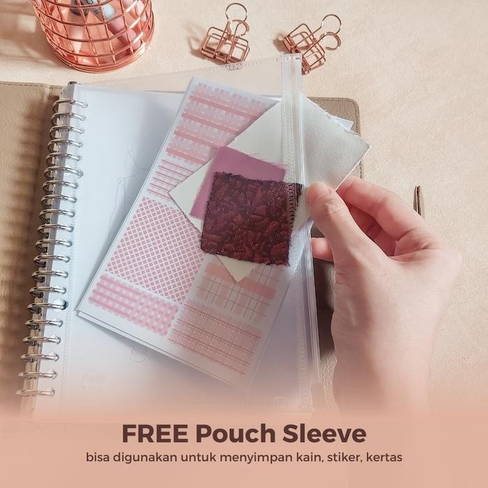 

BUNDLE BINDER KULIT & ISI BINDER UKURAN A5 20 RING / BUKU GAMBAR FASHION DESIGN SKETSA BUSANA /