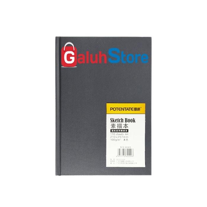 

POTENTATE A4 SKETCHBOOK / KERTAS GAMBAR / SKETSA 110 SHEETS 100 GSM KODE 495