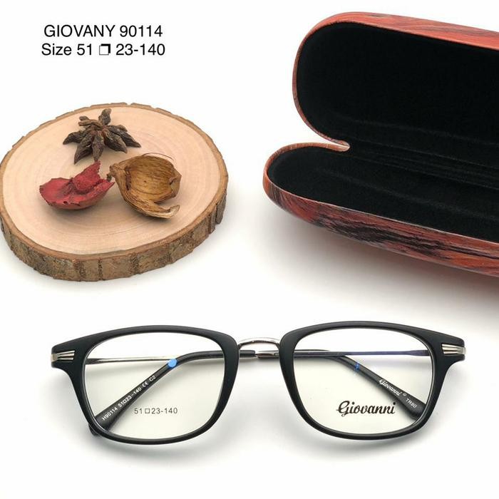 FRAME KACAMATA GIOVANNI PRIA WANITA // LENSA BLUERAY KODE 638